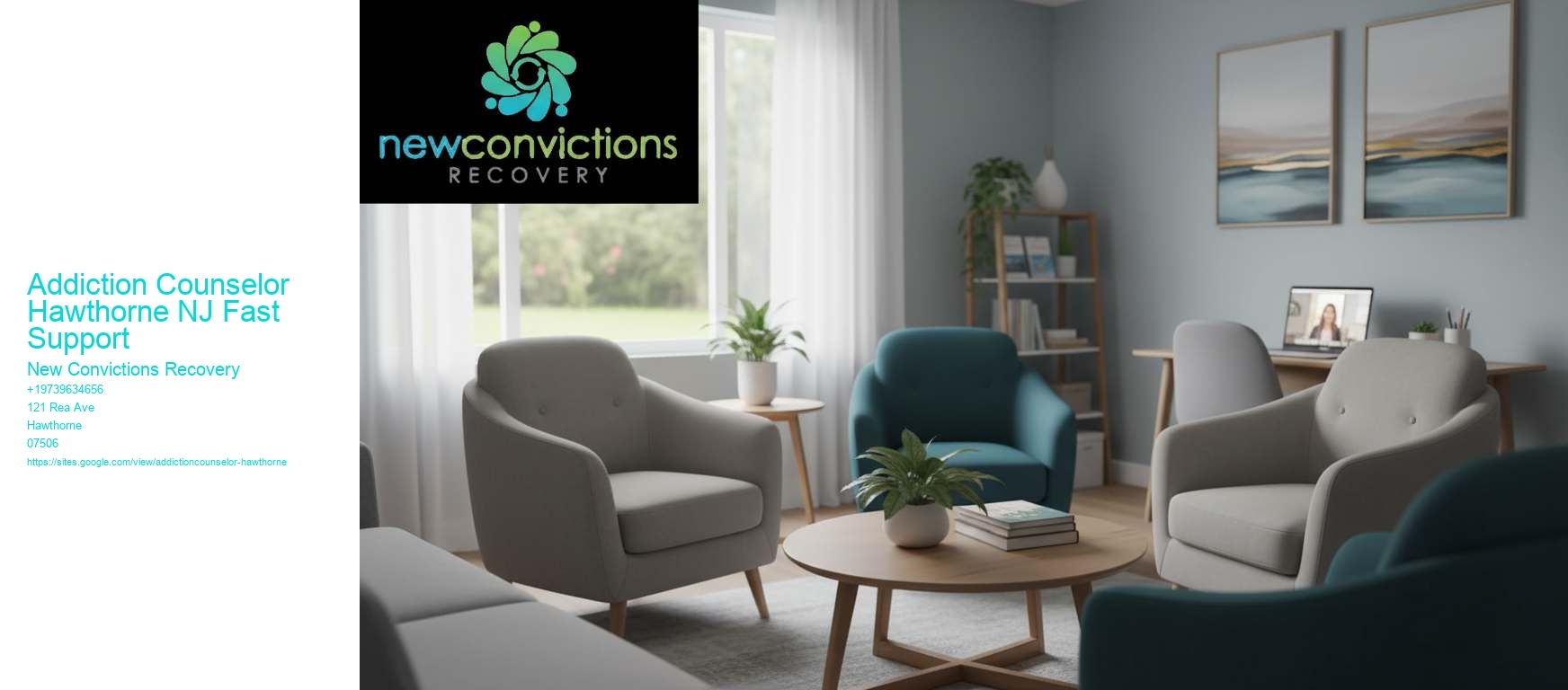 Addiction Counselor Hawthorne NJ Fast Support